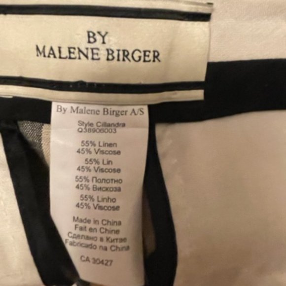 Malene Birger for Anthropologie Striped Linen Skirt Size 2 - Picture 7 of 7